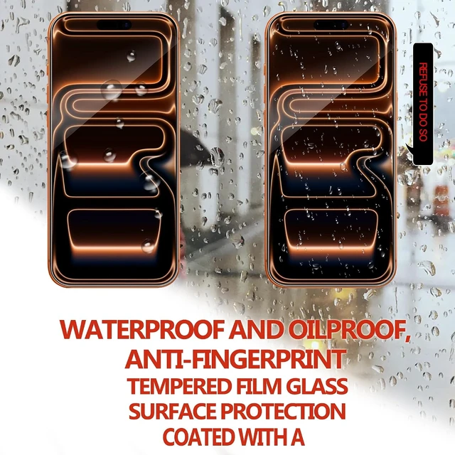 Alt view image 5 of 7 - Screen Protector For iPhone 17 Pro Tempered Glass 2-Pack With Easy Alignment Tool