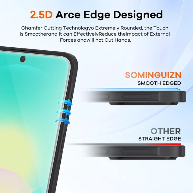 Alt view image 5 of 7 - 4+4 for Galaxy A27 5G Screen Protector Camera Lens Protector