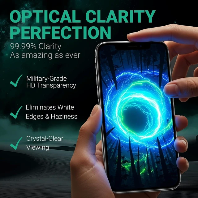 Alt view image 6 of 7 - 2 Pack iPhone 17 Pro Max/iPhone 16 Pro Max Screen Protector 6.9 9H Tempered Glass Easy Installation Kit Screen Protector 16 Pro Max Anti-Scratch HD Clear Phone Screen Protector