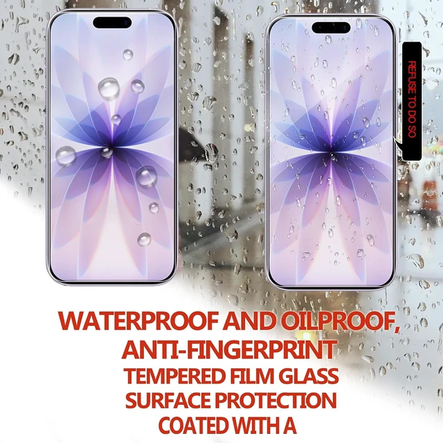 Alt view image 5 of 7 - Screen Protector For iPhone17 Tempered Glass 2-Pack With Easy Alignment Tool