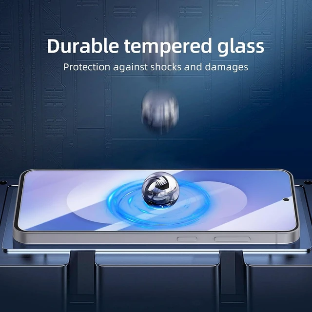 Alt view image 6 of 6 - NEWC for Galaxy A57 5G Screen Protector Tempered Glass HD Clear