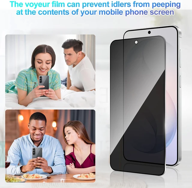 Alt view image 2 of 7 - 2 Pack Privacy Screen Protector for Galaxy S26 FE