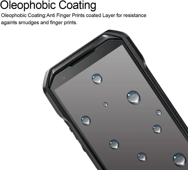 Alt view image 3 of 5 - (3 Pack) Designed for Kyocera (DuraForce Pro 3) Tempered Glass Screen Protector Anti Scratch Bubble Free