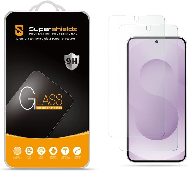 Main image of (2 Pack) Designed for Galaxy S26 Tempered Glass Screen Protector Anti Scratch Bubble Free