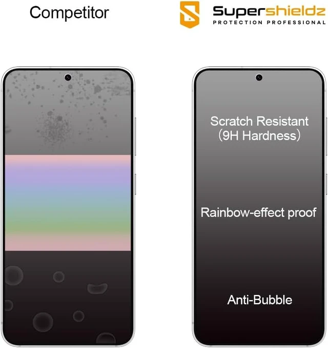 Alt view image 2 of 5 - (2 Pack) Designed for Galaxy S26 Tempered Glass Screen Protector Anti Scratch Bubble Free