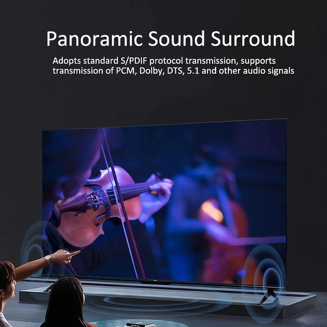 Alt view image 6 of 7 - Digital Optical Audio Cable 3 feet SPDIF Toslink for TV to Soundbar