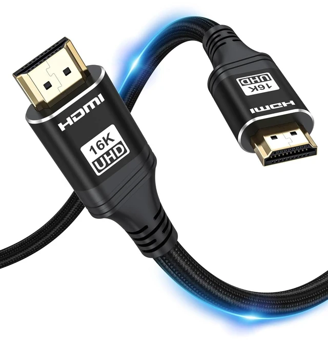 Main image of HDMI 2.2 Cable 96Gbps 6FT 16K@60Hz Gaming Braided Cord