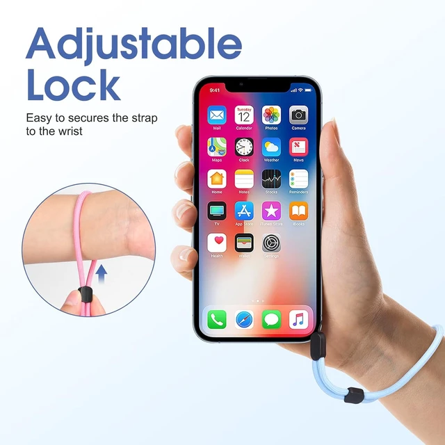 Alt view image 3 of 7 - Hand Wrist Strap Lanyard Adjustable Nylon Colorful for Mobile Phone Camara USB Flash Drive ID Name Tag Badge