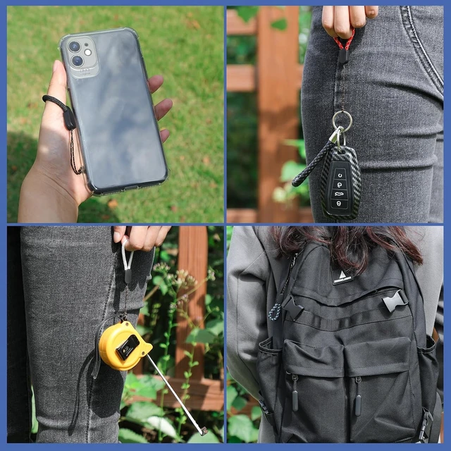 Alt view image 7 of 7 - Hand Wrist Strap Lanyard Adjustable Nylon Colorful for Mobile Phone Camara USB Flash Drive ID Name Tag Badge