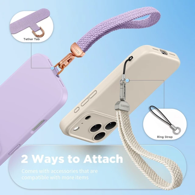 Alt view image 3 of 7 - Elastic Phone Wrist Strap Phone Lanyard Key Chain Lanyards