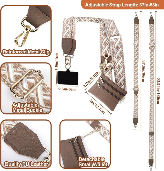 Alt view image 5 of 7 - Clip and Go Strap for Phone with Wallet Crossbody Multicolor 5