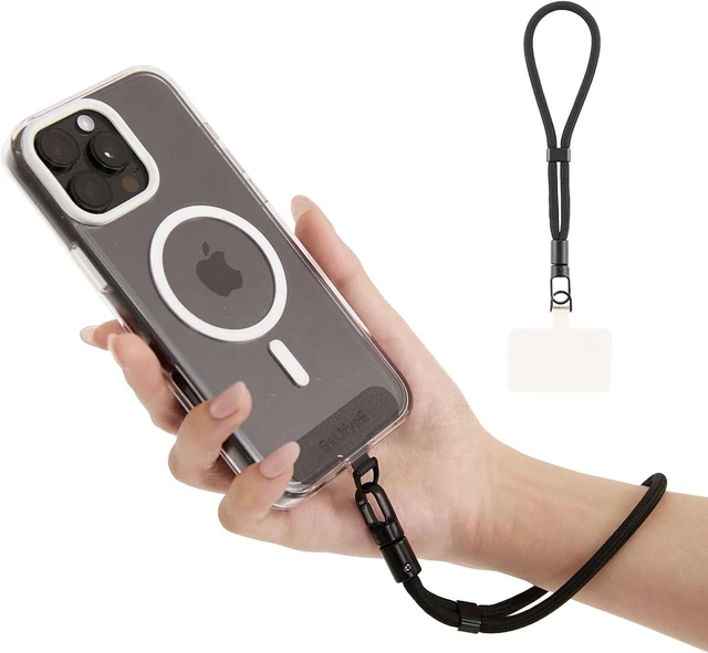 Main image of Phone Lanyard Wrist Phone Wrist Strap for Case with 2 Tether Tabs