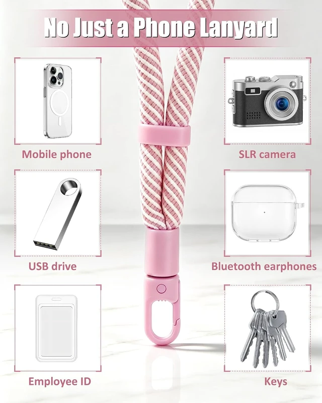 Alt view image 5 of 7 - Phone Lanyard Phone Wrist Strap for Case Hand Wrist Strap 2 Pack