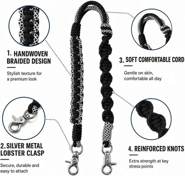Alt view image 5 of 7 - Anti Theft Phone Wrist Strap Camera Hand Cell Phone Lanyard for Women Men