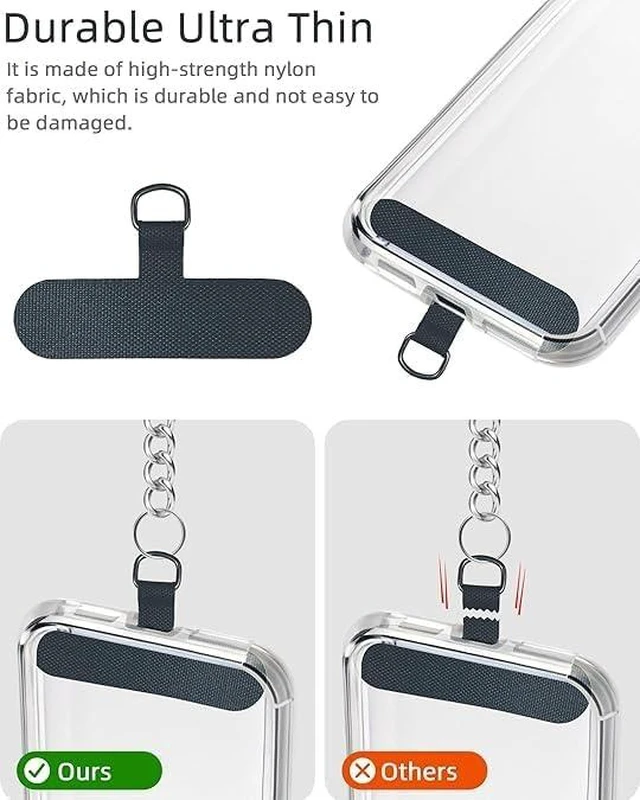 Alt view image 6 of 6 - Crossbody Anti-Theft Phone lanyards Pearl Phone Straps