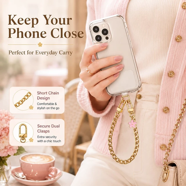Alt view image 6 of 6 - Beaded Phone Charm Strap Phone Wrist Strap Handmade Cellphone Lanyard with Tether Tab Wristlet Bracelet PhoneChainStrap
