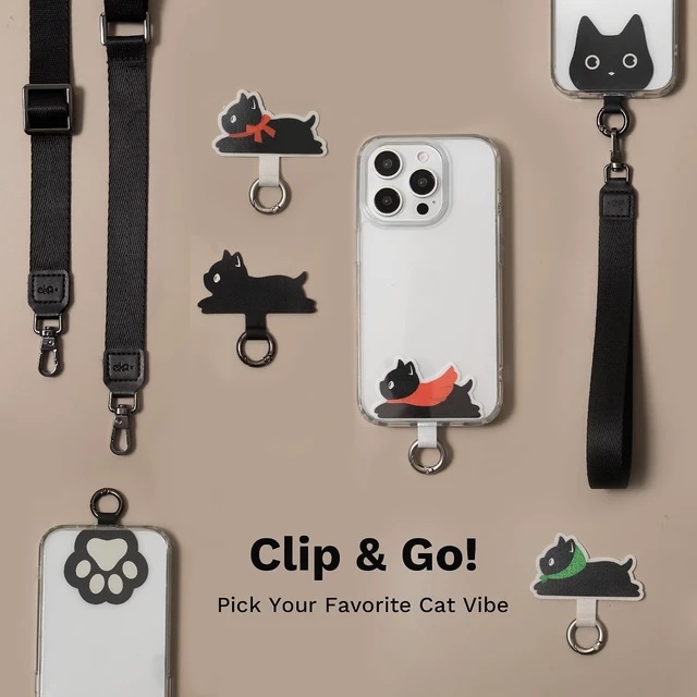 Alt view image 2 of 7 - Anti-Theft Phone Strap Adjustable Crossbody & Wrist Lanyard Universal Tether Tab (2-Pack) for Secure Hands
