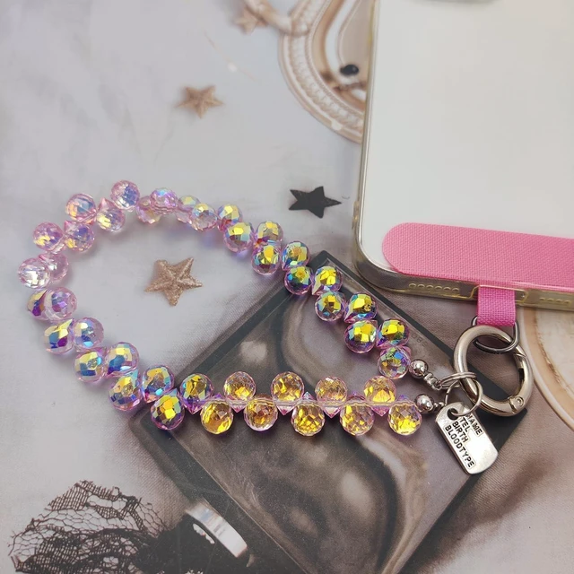 Alt view image 4 of 7 - Cute Phone Wrist Strap Chic Beaded Cellphone Lanyard Phone Charm Grip Strap