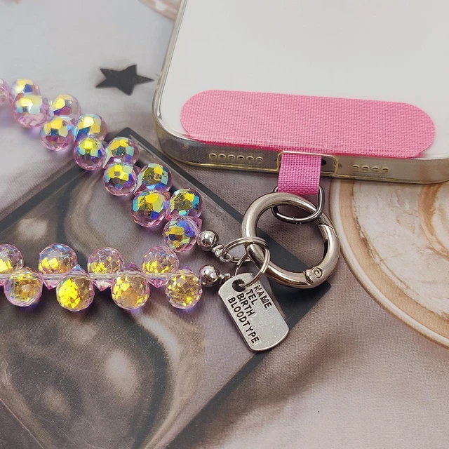 Alt view image 5 of 7 - Cute Phone Wrist Strap Chic Beaded Cellphone Lanyard Phone Charm Grip Strap