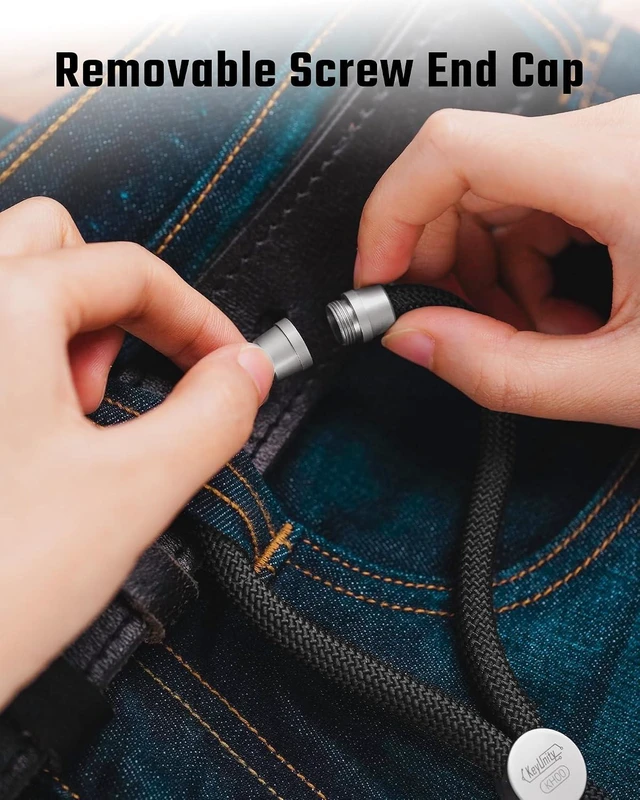 Alt view image 3 of 6 - KH00 Adjustable Phone Lanyard Wrist Strap with Two Clip Options DIY Length Cord for Hands Free Everyday Use