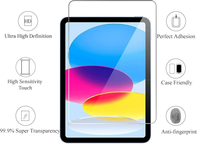 Alt view image 2 of 6 - 2Pack Screen Protector for iPad A16 2025 11th 11/10th Gen 2022 10.9