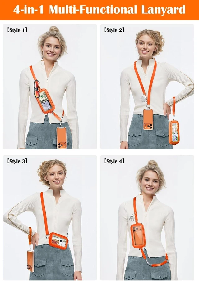 Alt view image 5 of 7 - Phone Strap Crossbody with Detachable RFID Wallet