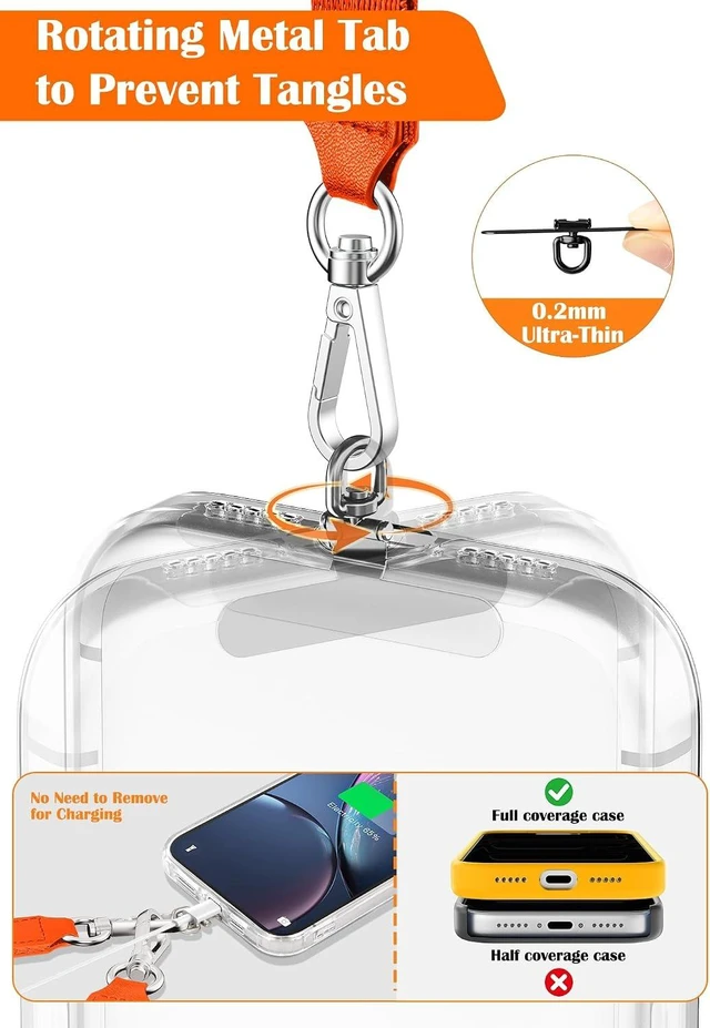 Alt view image 6 of 7 - Phone Strap Crossbody with Detachable RFID Wallet