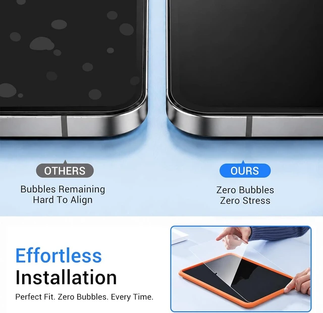 Alt view image 3 of 7 - 2-Pack Tempered Glass Screen Protector for Galaxy Tab A11 Plus (A11+) 2025 / Tab A9 Plus (A9+) 2023 11-inch Installation Frame 9H Hardness Anti-Scratch