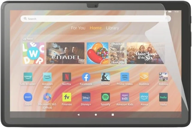 Alt view image 3 of 5 - Anti-Glare Screen Protector (2 Pack) for Fire HD 10 (13th Gen 2023 release)