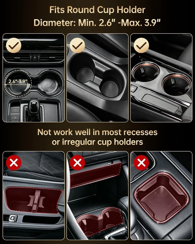 Alt view image 7 of 7 - Cup Holder Phone Holder for Car 2 in 1 Cup Holder Phone Mount