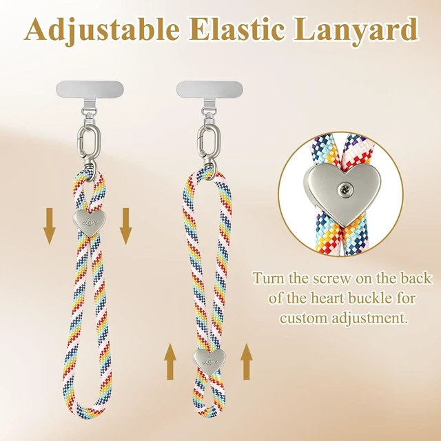 Alt view image 7 of 7 - Cute Phone Wrist Strap Adjustable Phone Lanyard Wristlet for Women