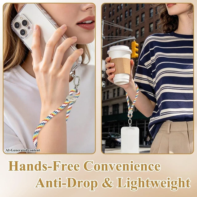 Alt view image 5 of 7 - Cute Phone Wrist Strap Adjustable Phone Lanyard Wristlet for Women