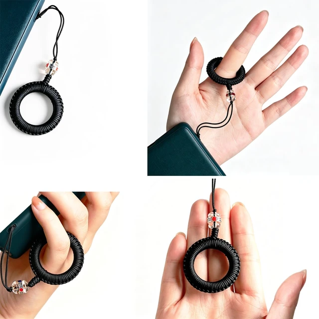 Alt view image 6 of 7 - Luminous Phone Lanyard - Phone Wrist Strap with Glow in the Dark