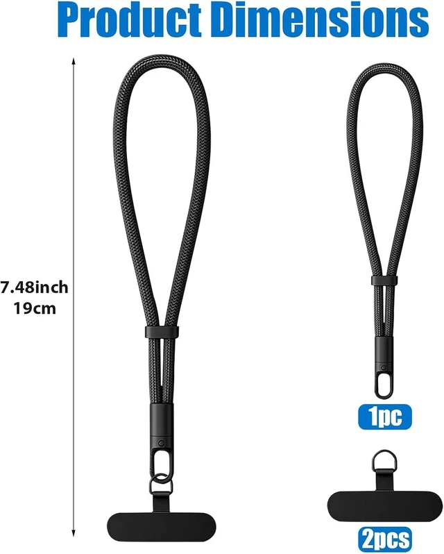 Alt view image 2 of 7 - Anti Theft Phone Strap & Wrist Lanyard for Phone Adjustable for Wrist Fit
