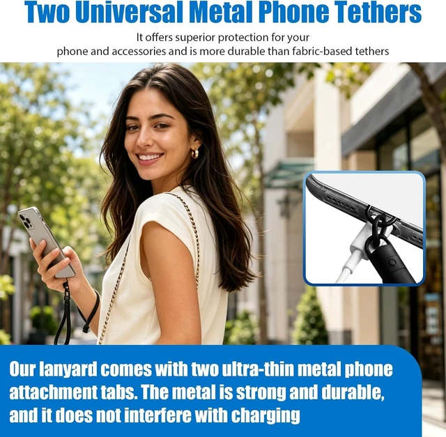 Alt view image 6 of 7 - Anti Theft Phone Strap & Wrist Lanyard for Phone Adjustable for Wrist Fit