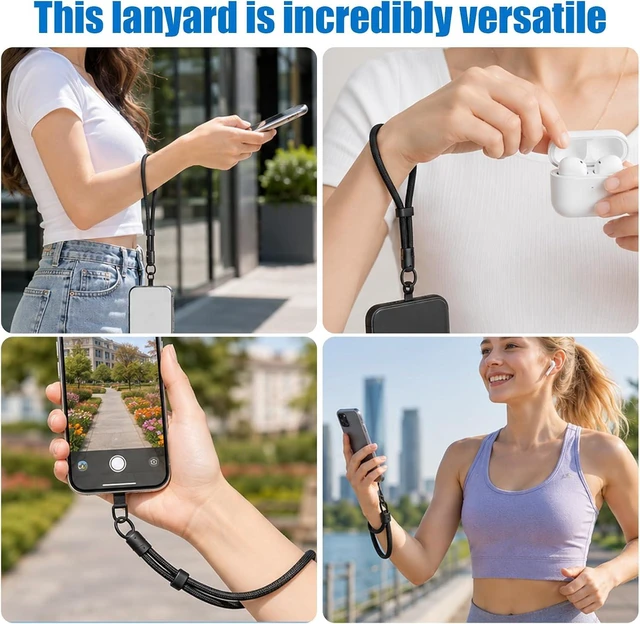 Alt view image 5 of 7 - Anti Theft Phone Strap & Wrist Lanyard for Phone Adjustable for Wrist Fit