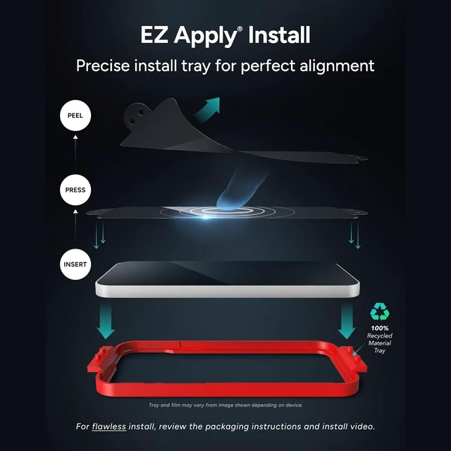 Alt view image 6 of 6 - Glass Elite Screen Protector for iPad Pro 11 Inch M5/M4 (2025/2024) 5X Stronger Tempered Glass Anti-Scratch Smudge-Resistant Case-Friendly Easy Application HD Clarity