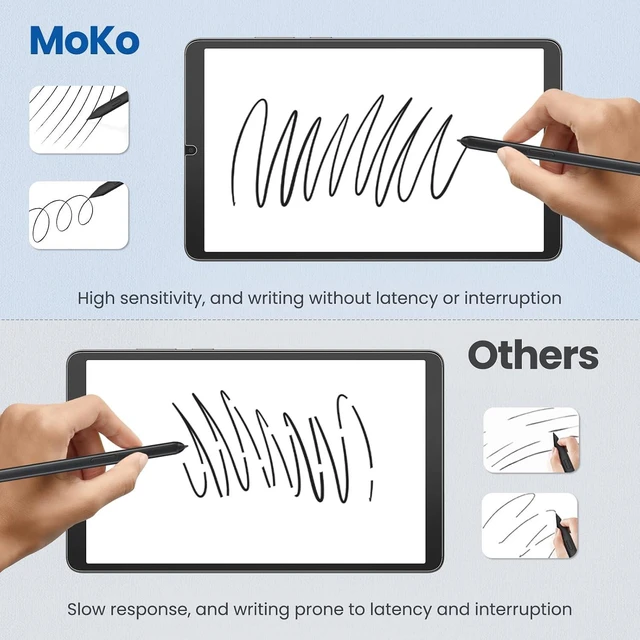 Alt view image 4 of 7 - 3 Pack Paperfeel Screen Protector for 8.7 Galaxy Tab A11 2025