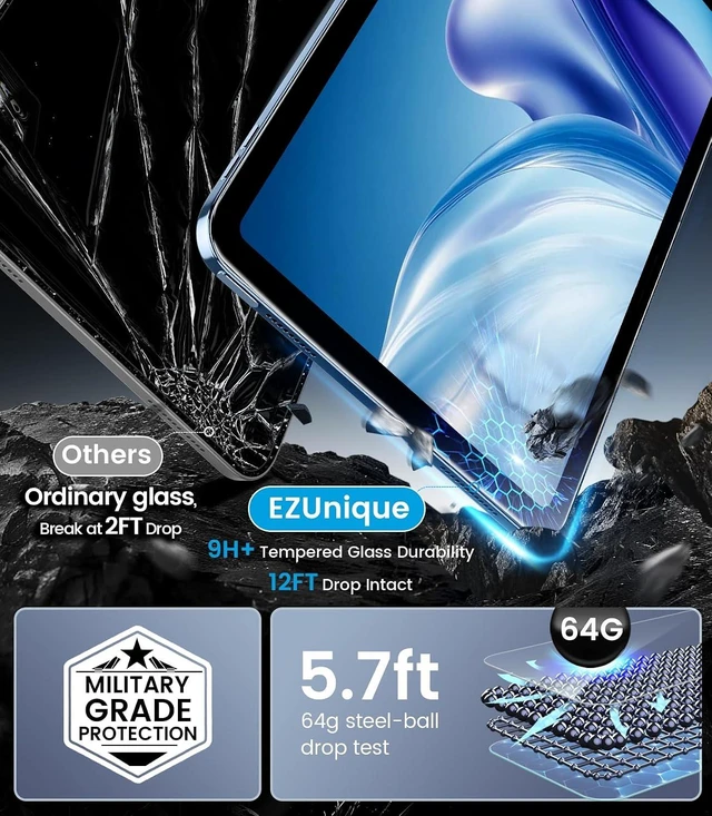 Alt view image 2 of 7 - for iPad A16 11th (11 Inch)/10th Gen (10.9 Inch) Screen Protector