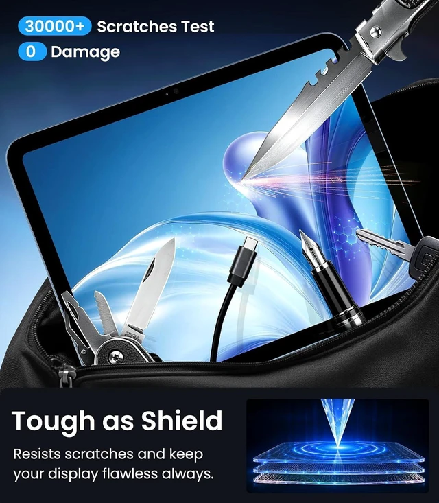 Alt view image 3 of 7 - for iPad A16 11th (11 Inch)/10th Gen (10.9 Inch) Screen Protector