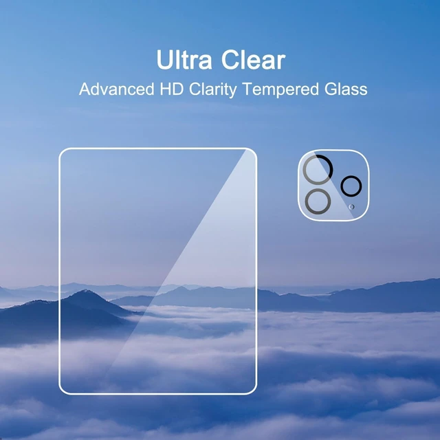 Alt view image 3 of 7 - Screen Protector+Camera Lens Protector for iPad Pro 13 Inch 2+2 Pack
