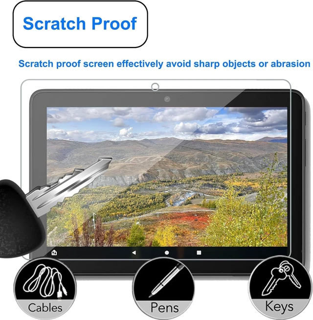Alt view image 6 of 7 - Screen Protector for 8 Kids 2024/8 Kids Pro Tempered Glass Film (2 Pack)
