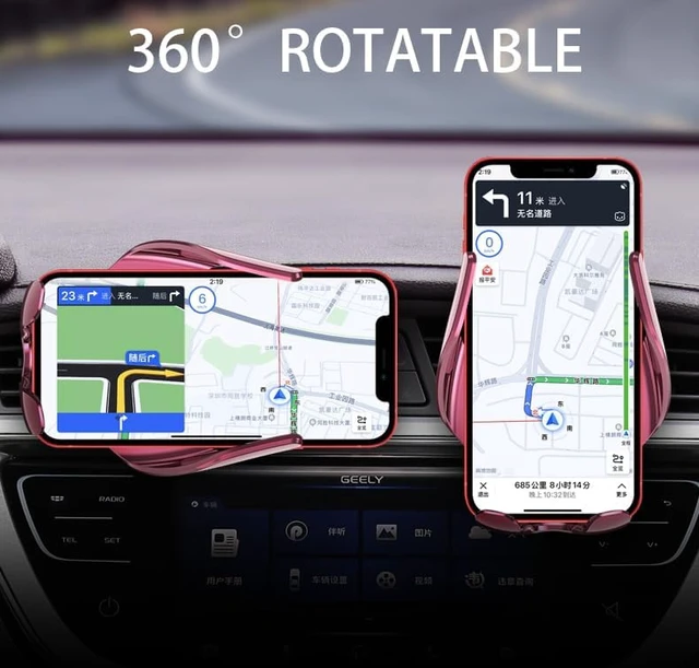 Alt view image 5 of 7 - Cute Red Demon Gothic Wireless Car Phone Charger Mount Auto Clamp Holder