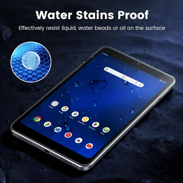 Alt view image 6 of 7 - 2Pack Screen Protector for Onn 7 Core Tablet (2026 Model) 9H Hardness Tempered Glass Scratch-Resistant HD Screen Protector