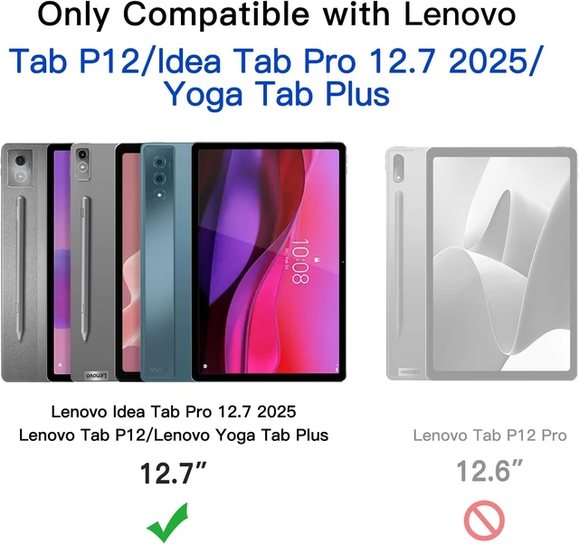 Alt view image 2 of 6 - Screen Protector for Lenovo Idea Tab Pro/Yoga Tab Plus/P12 2-Pack