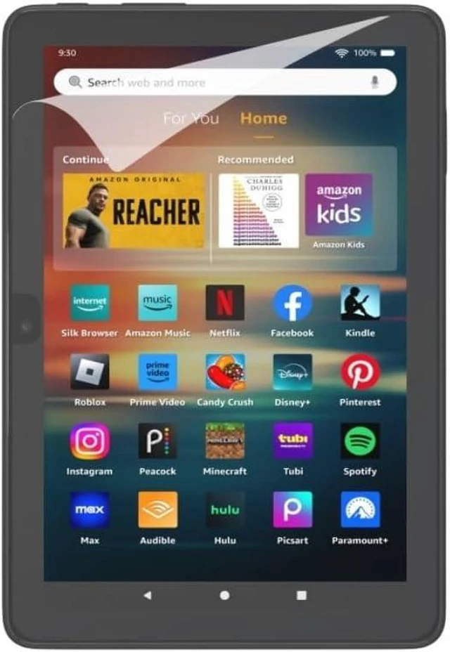 Main image of Clear Screen Protector (2 Pack) for Fire HD 8 tablet (2022 & 2024 releases)
