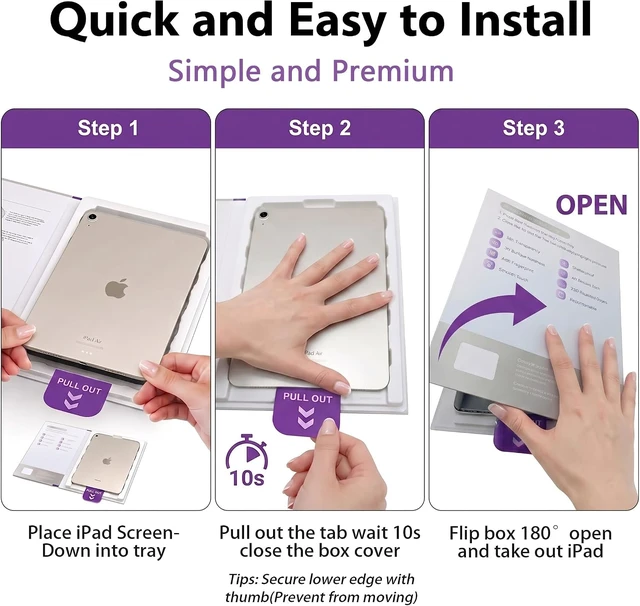 Alt view image 2 of 7 - 2 Pack Screen Protector for iPad Pro 13 inch (M5/M4 2025/2024)