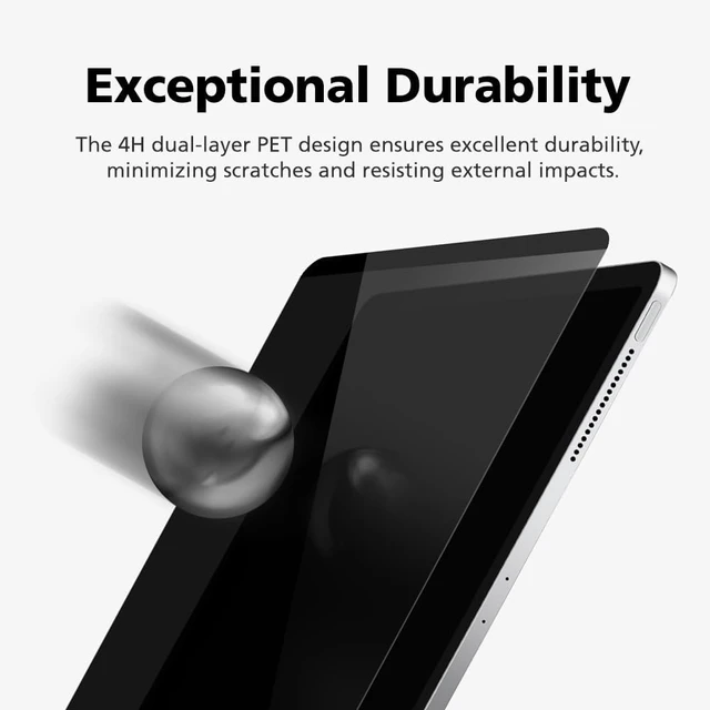 Alt view image 5 of 6 - Magnetic & Nano Adsorption 360° 4-Way Privacy Screen Protector for Galaxy Tab S9 11 inch