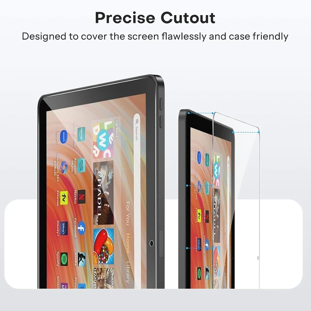 Alt view image 4 of 6 - 2-Pack Screen Protector for Fire HD 10 Tablet
