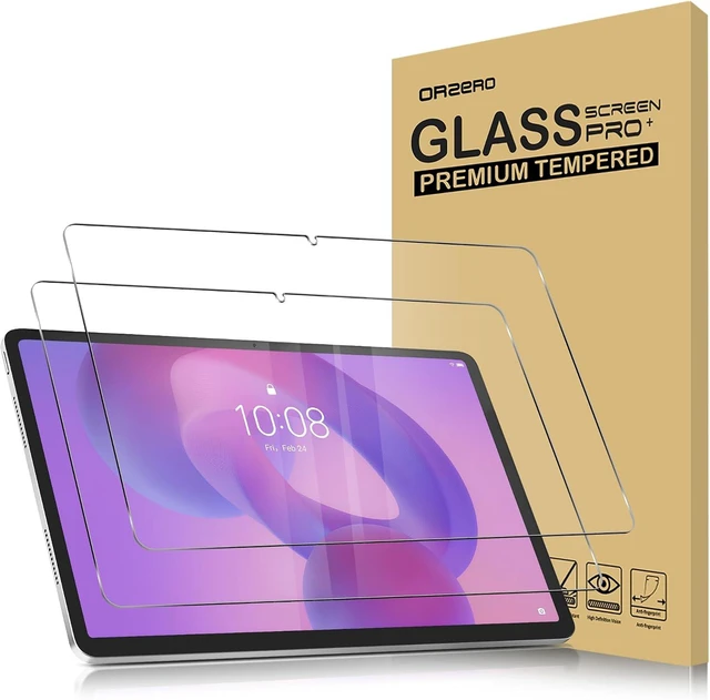 Main image of (2 Pack Compatible for 12.1 Lenovo Idea Tab Plus Gen 2/Gen 1 / Lenovo Tab K12 (2025) Tempered Glass Screen Protector Protector De Pantalla 9H High Definition Anti-Scratch Bubble-Free